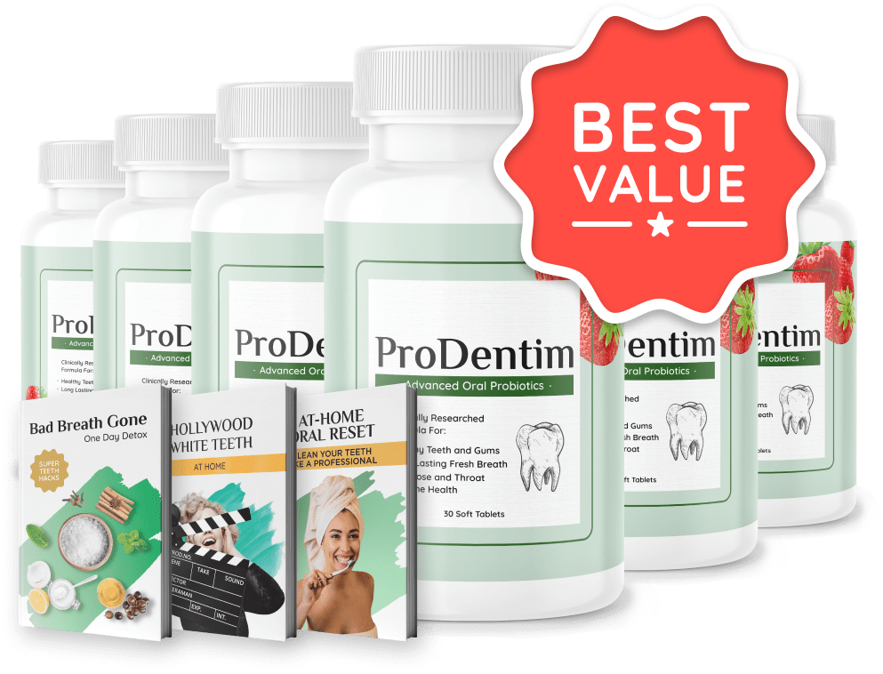 ProDentim 6 bottles — 180-day supply