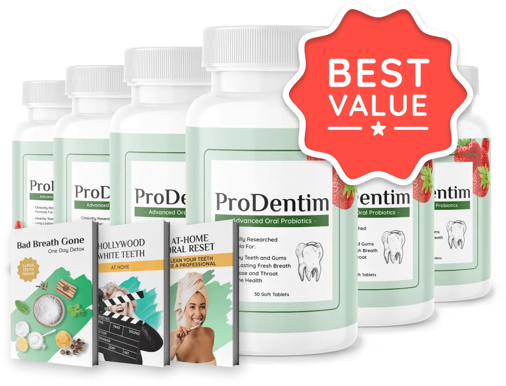 ProDentim 6 bottles — 180-day supply